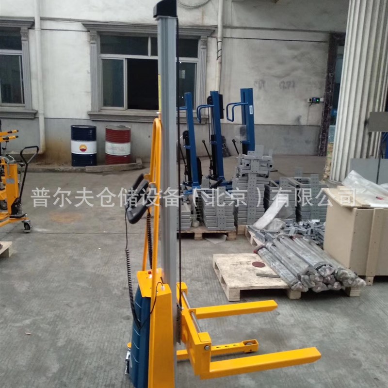 非标单立柱手动电动堆高车液压叉车轻型工位车S北京滚珠串杆吊臂