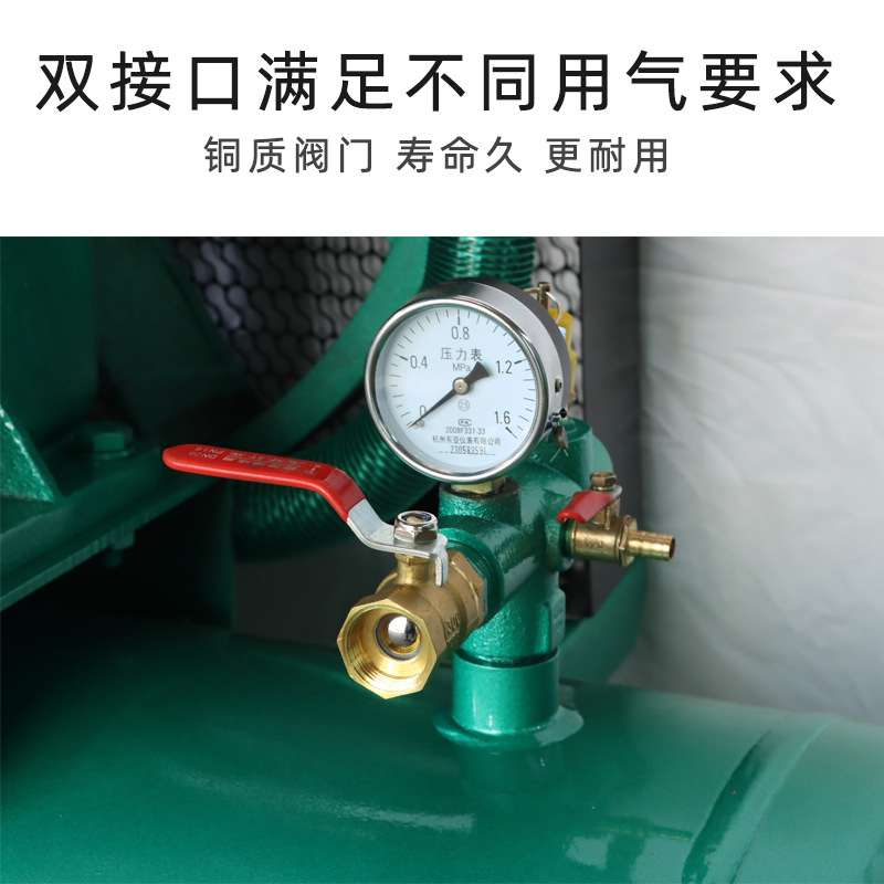 440V 60HZ空压机 7.5KW上海日高 活塞式移动压缩机可按需生产500L