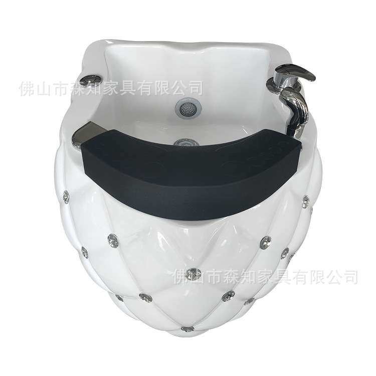 电动足疗盆洗脚足浴沙发盆美足椅美脚洗浴镶钻玻璃钢盆冲浪七彩灯