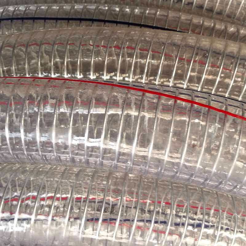 耐高温钢丝软管耐酸碱耐腐蚀透明钢丝管四季不硬排水钢丝吸水管