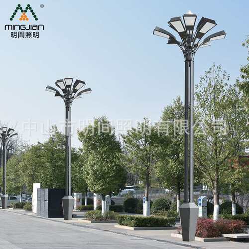 中式创意景观道路LED玉兰灯 多规格9米10米12米系列中华灯组合灯