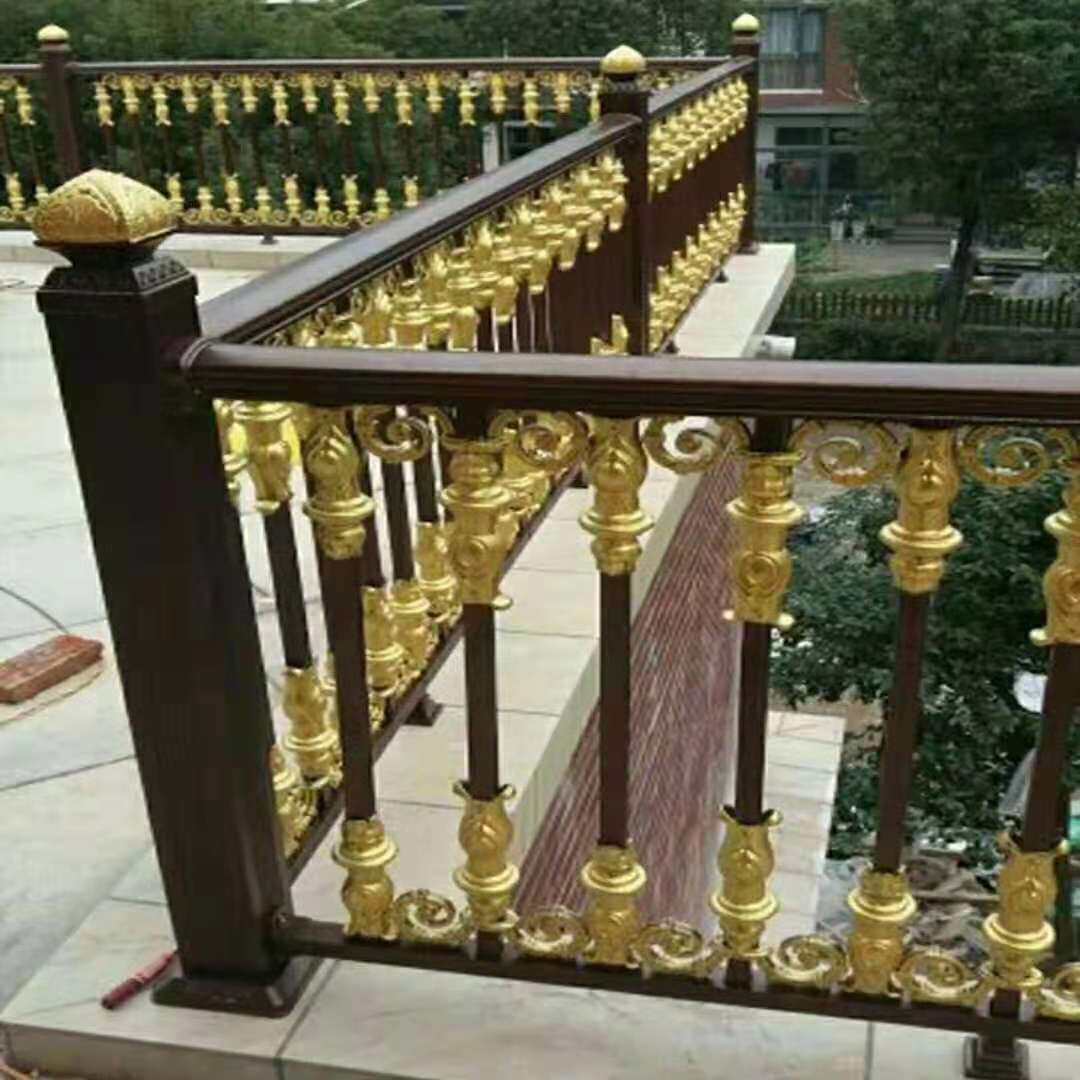 厂家供应铝艺护栏别墅小区围墙护栏铝艺栅栏铝合金栏杆防攀爬防护