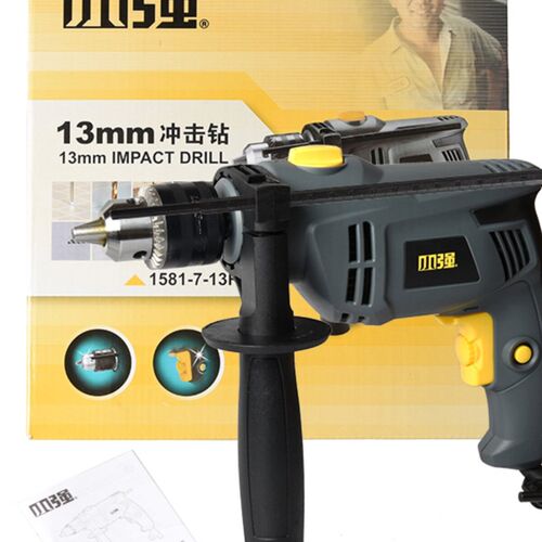 小强1581多功能冲击钻710W手电钻手枪钻家用专打混泥土电动工具