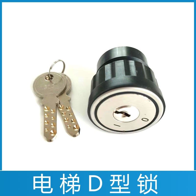 电锁D型锁 梯 电源锁 基站锁 三针 300P电梯锁 适用于迅达电梯