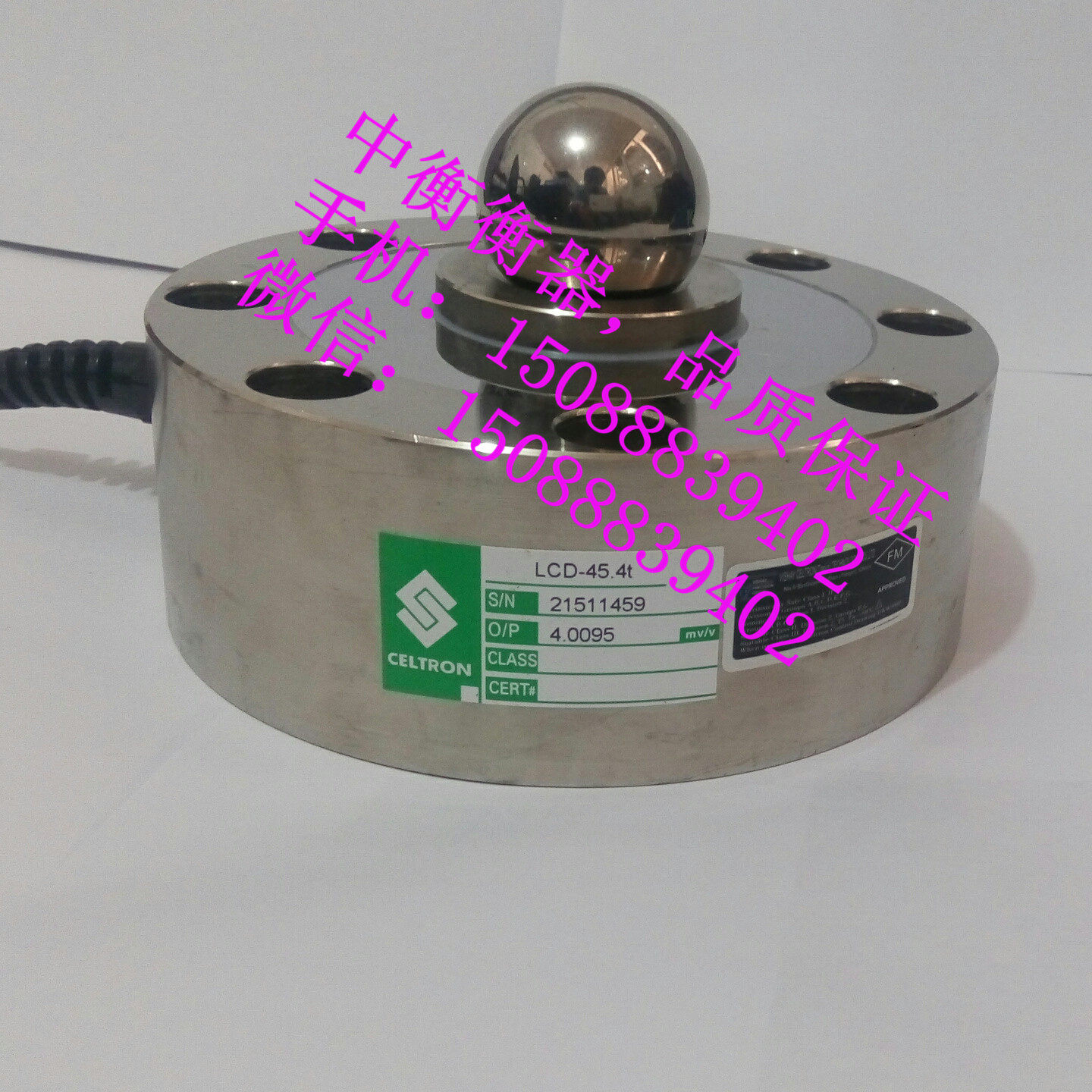 美国世铨轮辐式传感器LCD-5k/10k/25k/50k/100klb称重传感器包邮