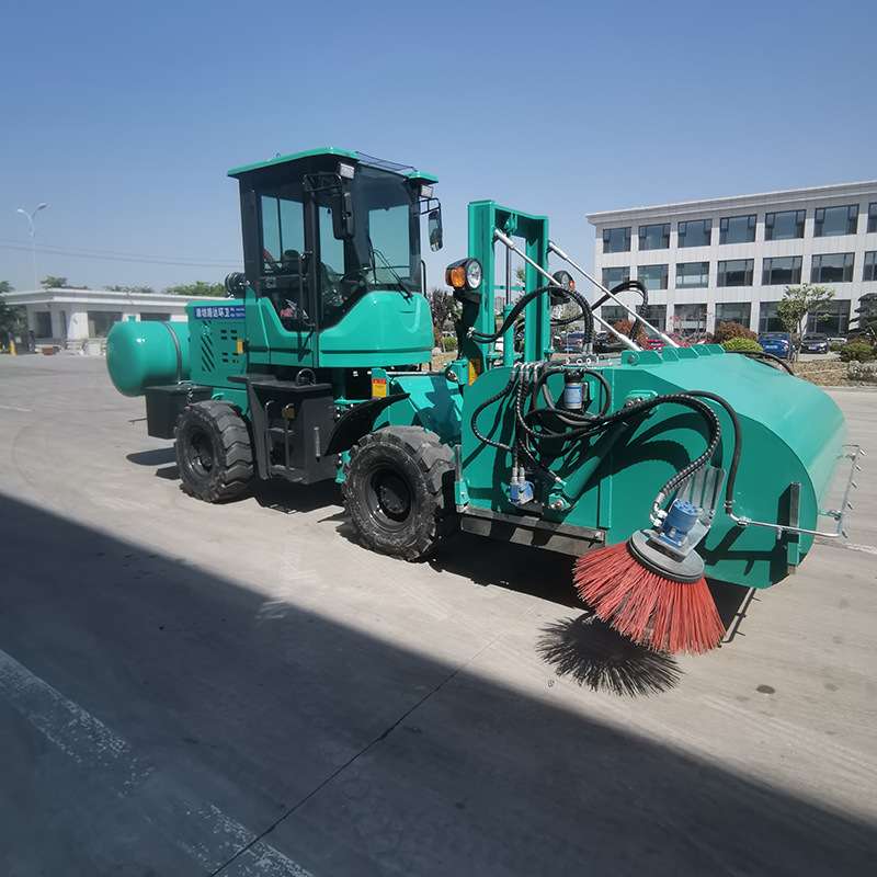 路面清扫器铲车扫路车叉车装载机改装水泥砂石厂用扫路车清扫设备