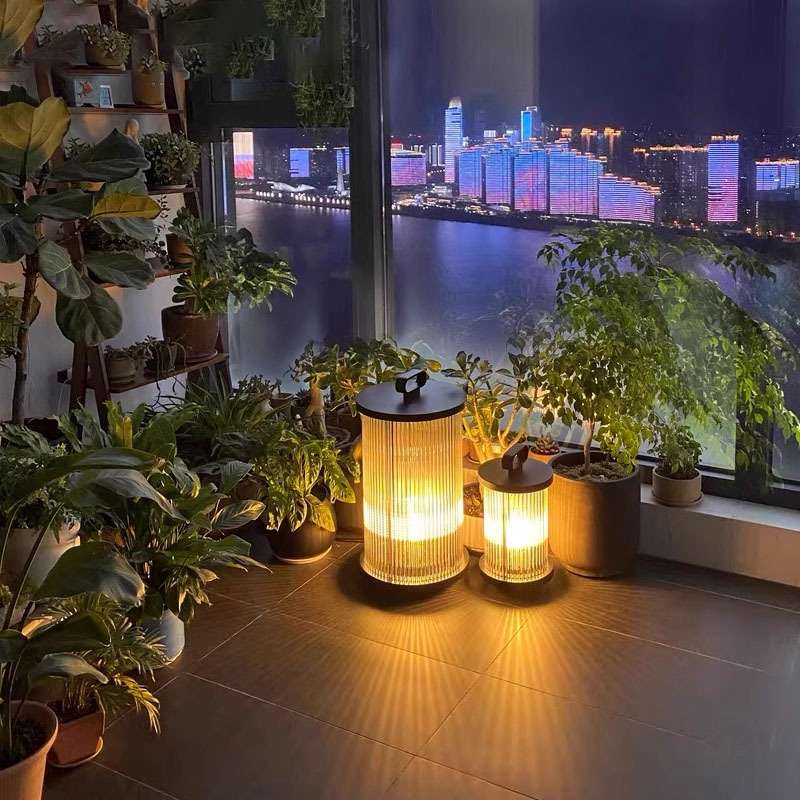 太阳能庭院灯草坪手提装饰户外阳台花园灯露台氛围院子别墅落地灯