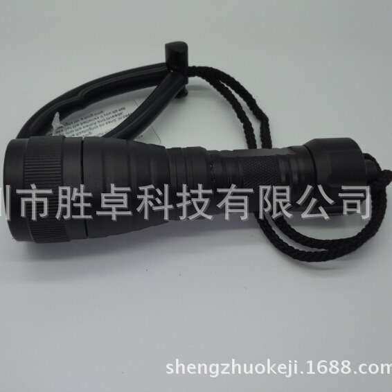 潜水100-150米实测手电定-制LOGO画面等型号潜水防水手电筒
