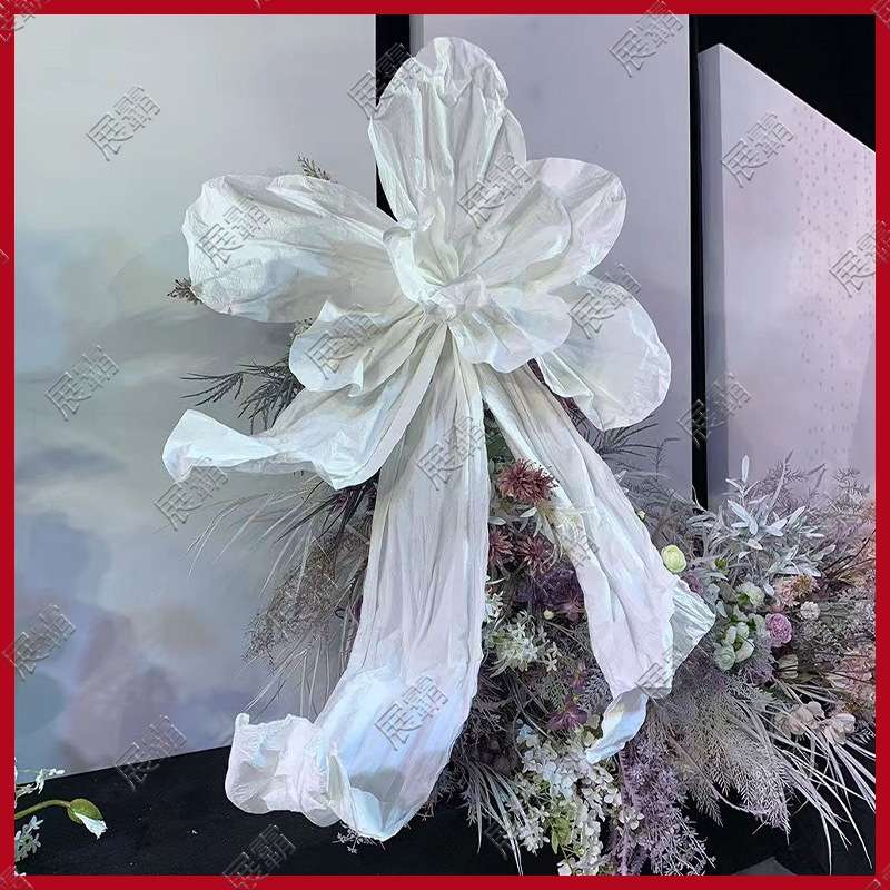 新款婚庆装饰纸艺花凤蝶大型纸花手工花婚礼背景装饰悬挂吊顶花艺