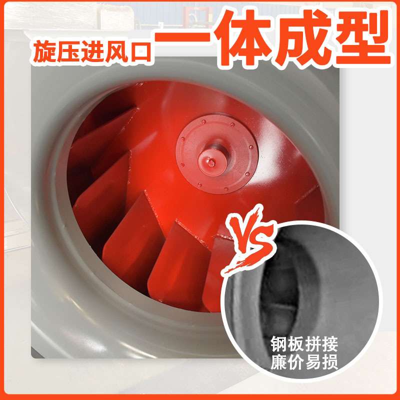 博捷环保4-72离心式风机通风换气工业除尘喷漆房锅炉用负压风机
