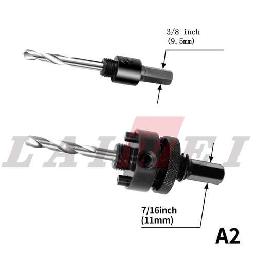 2开孔器套装跨境热销孔锯套装hole saw set 用于切割木薄铁塑料等