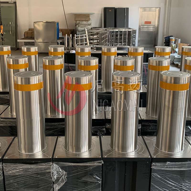 厂家自动升降柱小区遥控自动识别不锈钢挡车柱路桩液压防锈升降柱