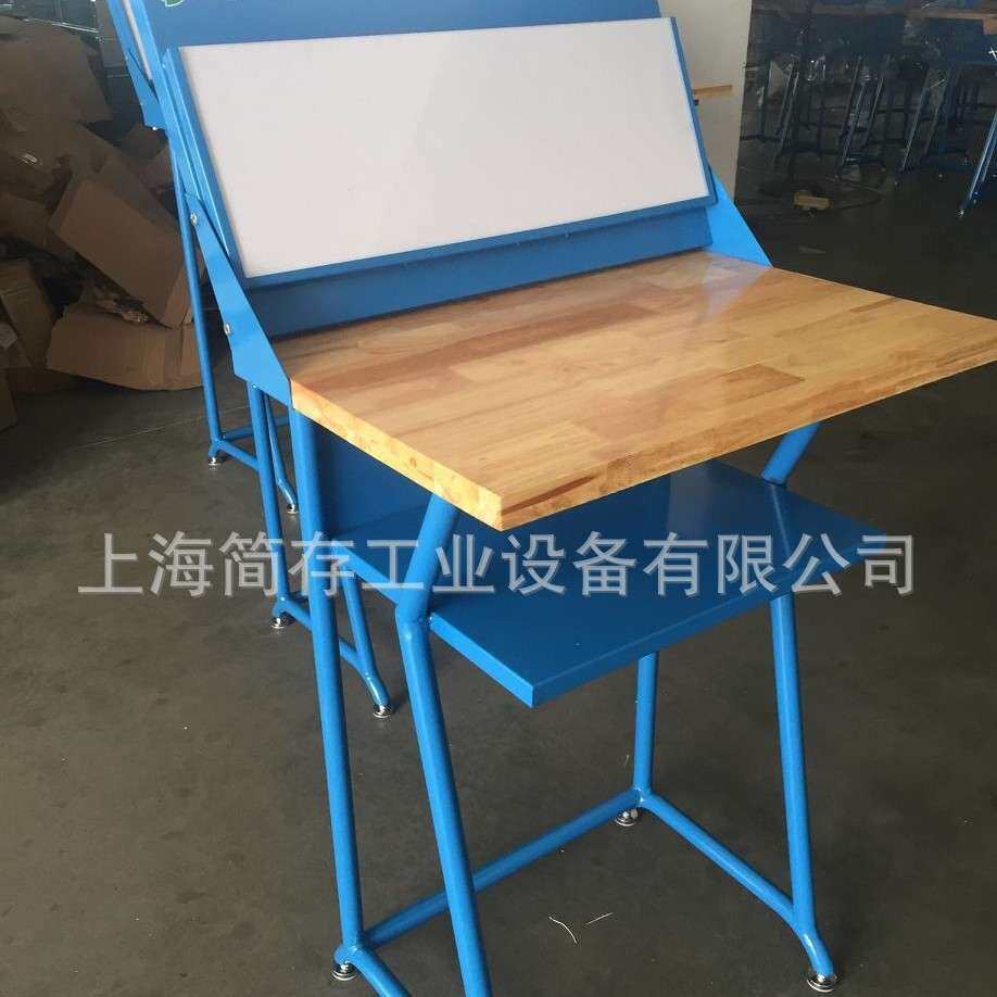 榉木指接操作台 实木看板工作桌 电器厂维修桌 焊接式车间钳工台