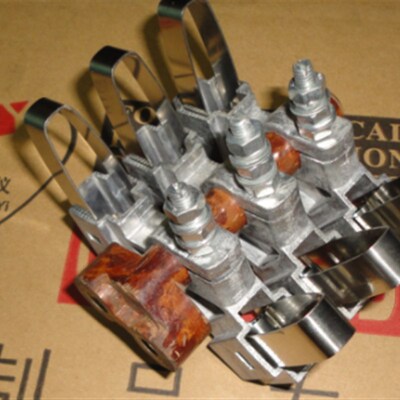 JZR2上海起重电机铝合金碳刷架 10X25MM  3号