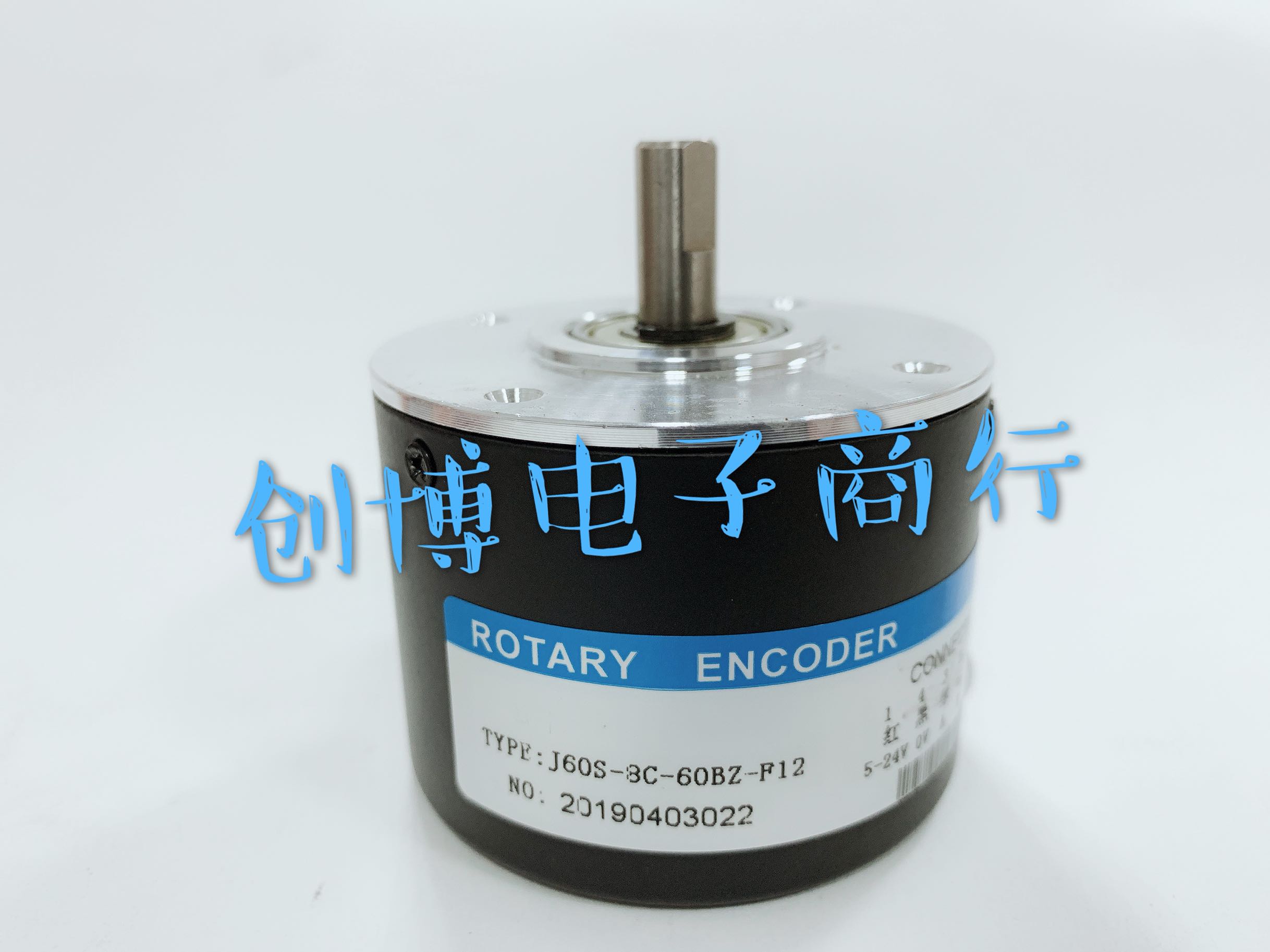 J60S-8C-60BZ-F12光电旋转编码器脉冲数60P/R实心轴切纸机编码器