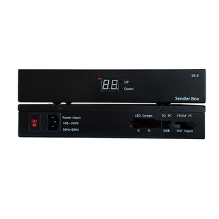 LED外置发送盒AMS-TS852发送盒空盒全彩同步发送卡发送器另航空箱