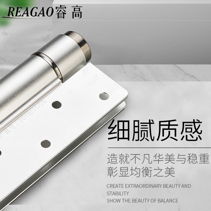 睿高 隐形门合页自动关门液压合页缓冲闭门器暗装背景墙暗门铰链
