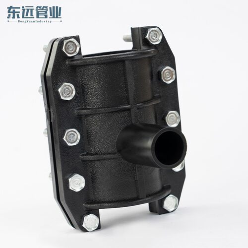 PE管材管件增接口pe哈夫节三通抢修节抱箍开口鞍座补漏器快速抢修