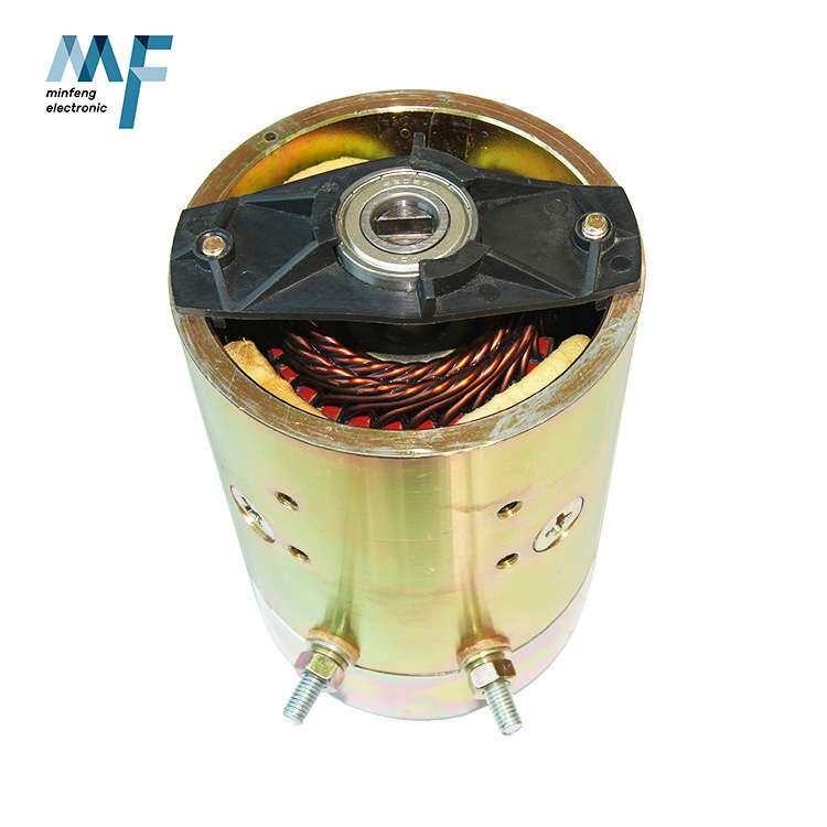农机电机凹槽12V 1.5KW/24V 2KW电动叉车垃圾环卫车液压动力单元