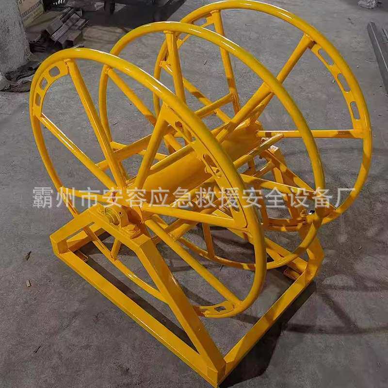 收绳器手动电动卷绳机电动吊篮钢丝绳线材电缆收绳器手摇缠盘绳器