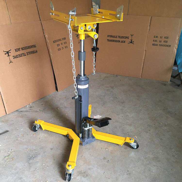 双泵高位运输机汽车维修工具/液压式变速箱提升运输器图片