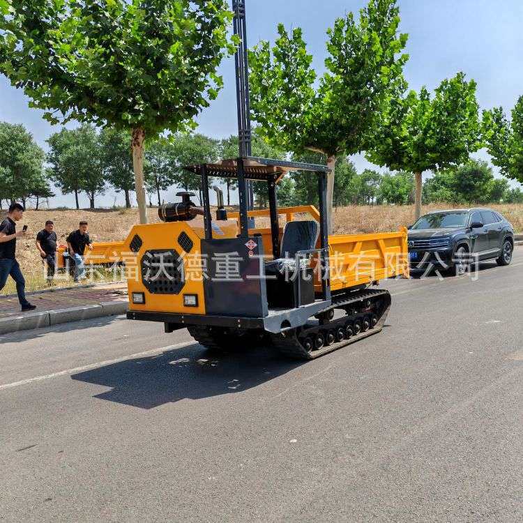 3吨5吨履带运输车山地丘陵搬运车双顶自卸爬山虎农用运输拉货车