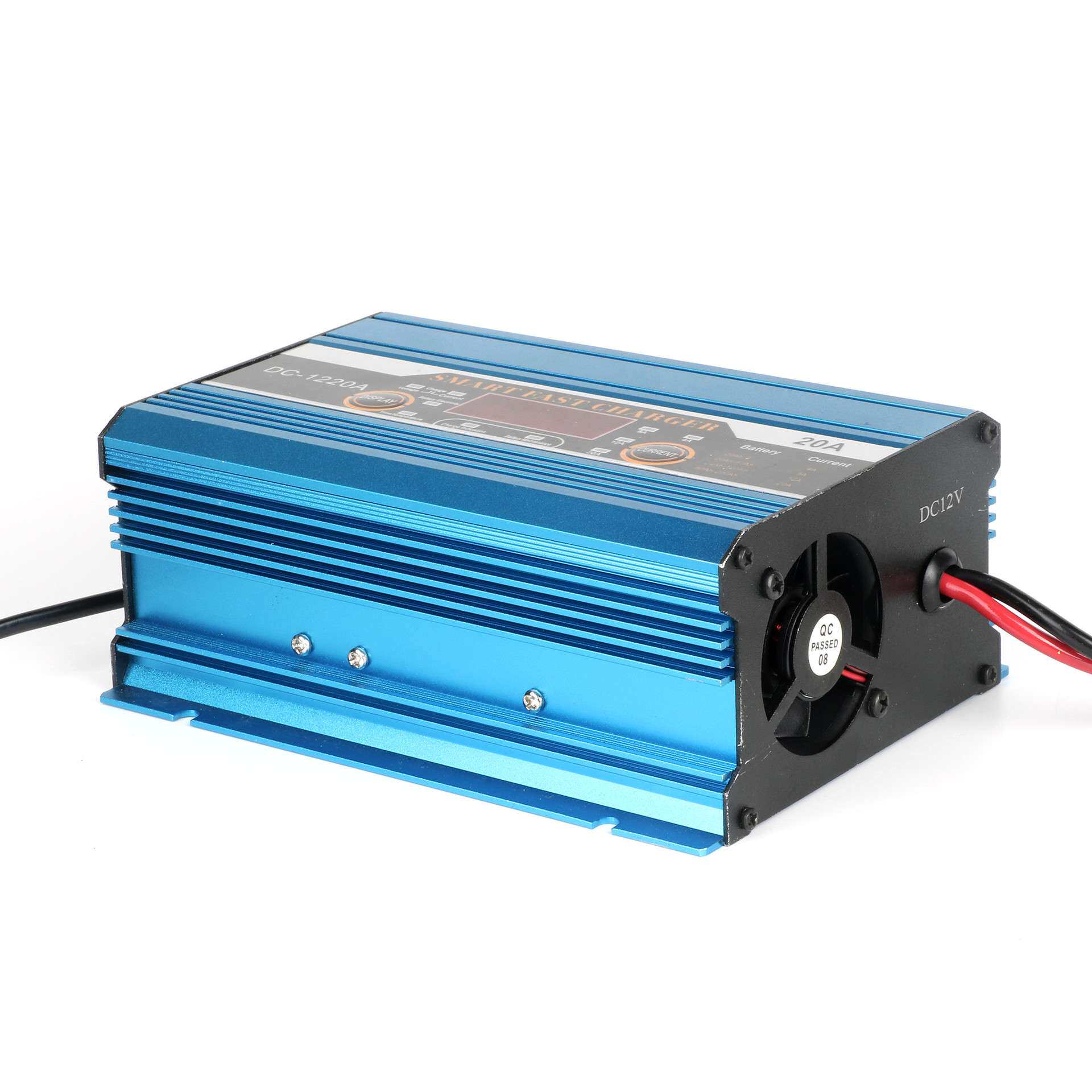 卡迪普 蓄电池充电器12V20A汽车铅酸电瓶充电器带显示厂家直销