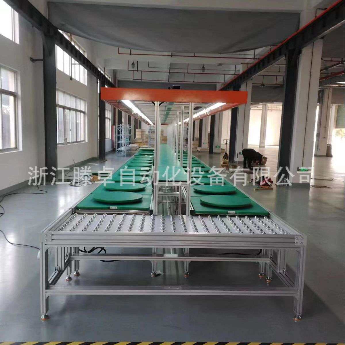 打印机生产线电子电器装配流水线小家电组装线绘图仪动力滚筒线