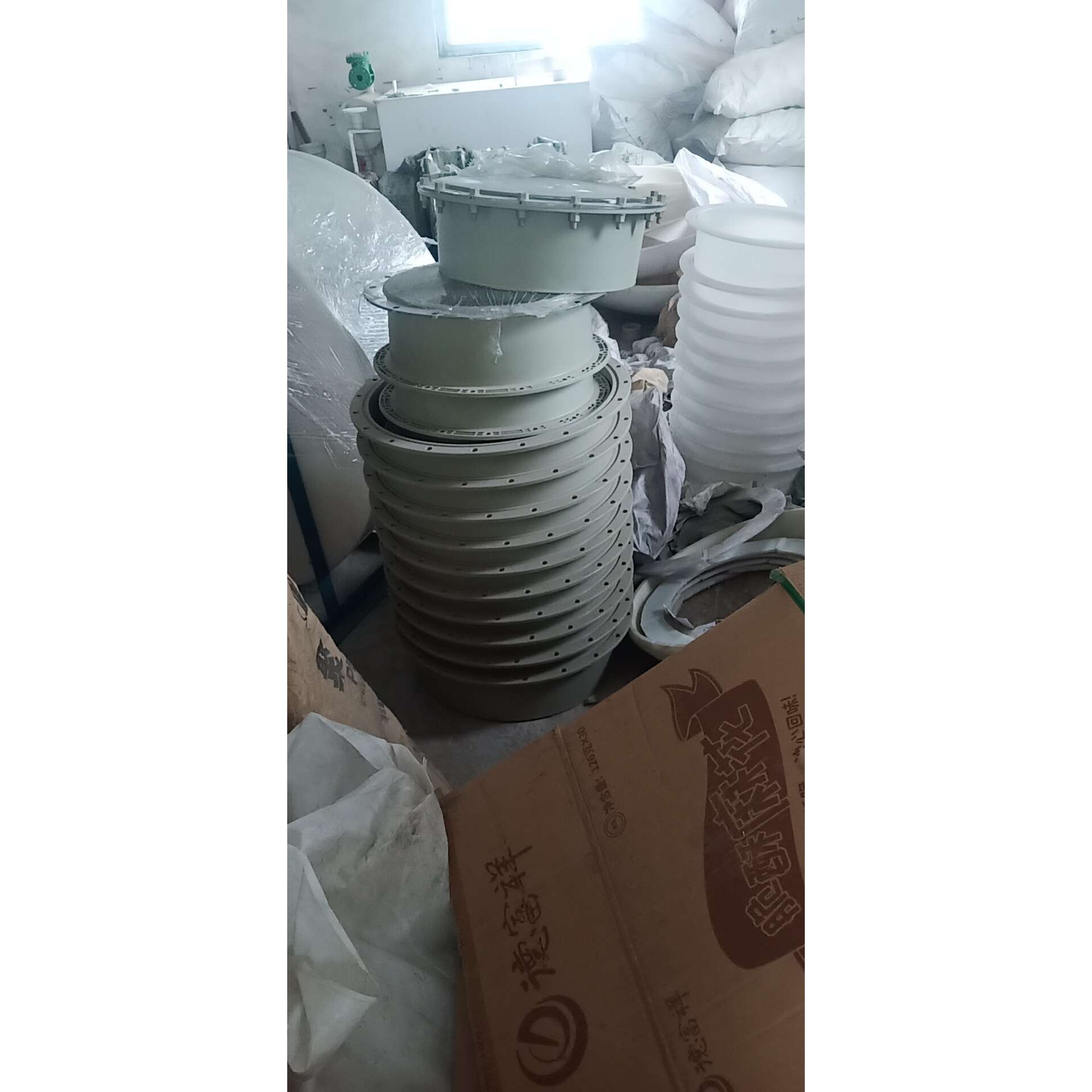 大口径白色pp风管PP管材pp通风三通 PP塑料三通 PP管件 变径
