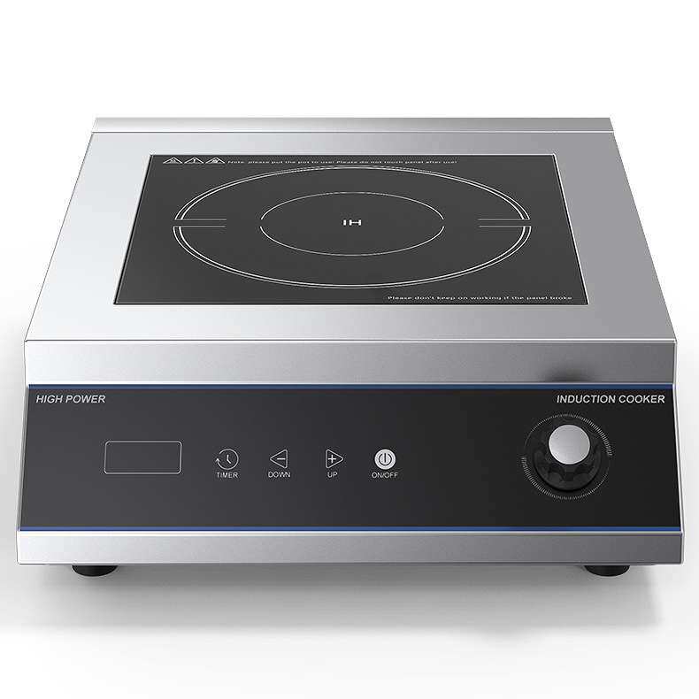 商用电磁炉平面5000W爆炒大功率餐厅餐桌电磁灶220V/110V通用英文