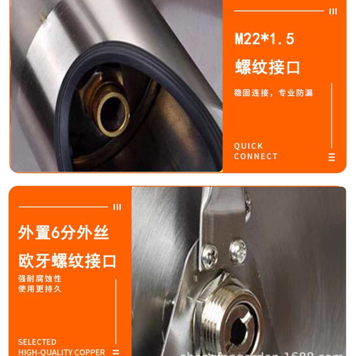 家用高压洗车机清洗管不锈钢收纳架水管车多功能水管可收纳卷管器