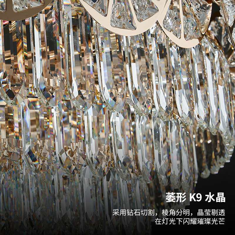 2025新款水晶花蕾吊灯客厅灯餐吊灯卧室灯餐厅灯婚庆K9水晶吊灯