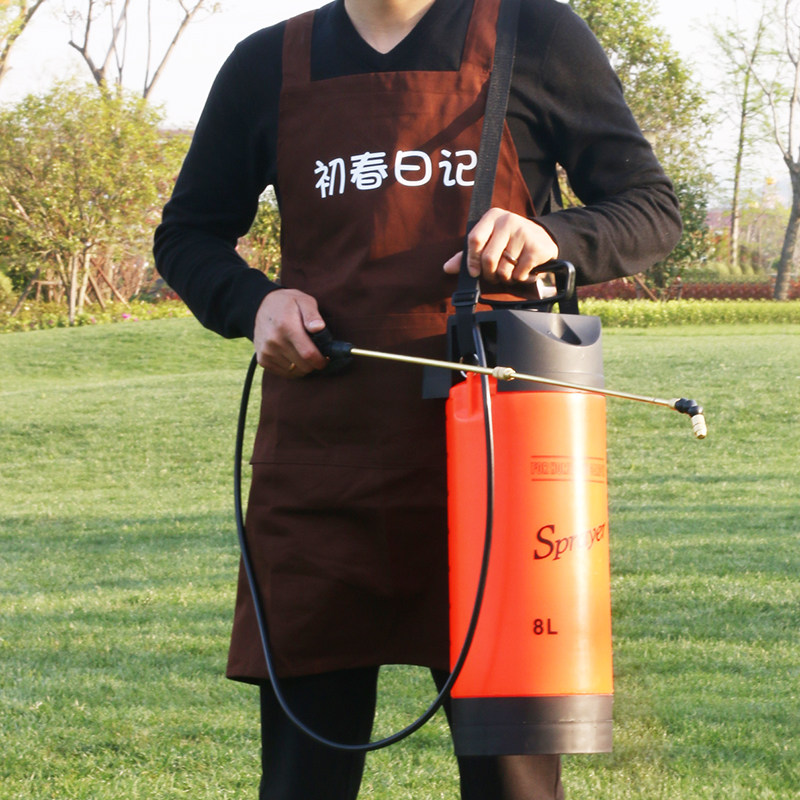 塑料喷水壶压力喷雾器高压家用背式消毒喷壶手动压力表园艺浇水壶