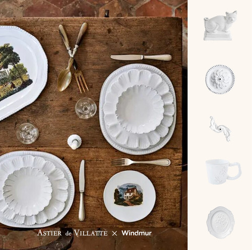 【杯/盘/香插】ADV 法国进口ASTIER de VILLATTE盘子杯子香插