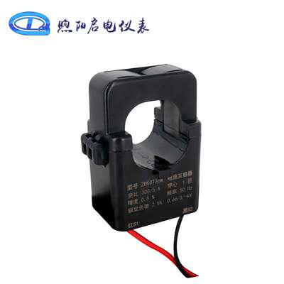 开合开口式卡扣电流交流互感器0.5级36mm小型 100 200 300 600/5A