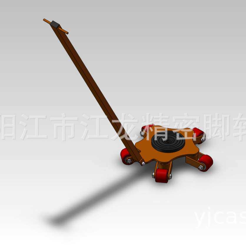 乌龟拖车物流重型音箱推拉车便捷乌龟拖车轮大型机器平板拖拉脚轮