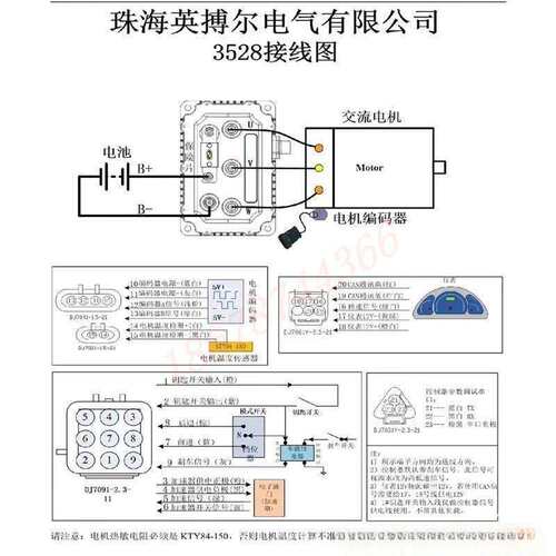 英博尔mc3623-6021/3624-7221/3625控制器新能源雷丁接线定义检测
