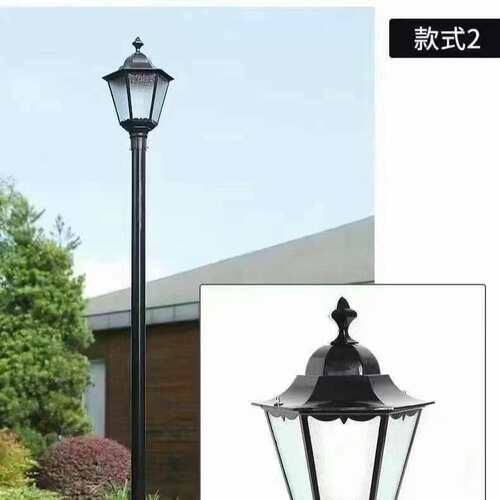 庭院灯户外3米3.5米4米公园太阳能景观草坪灯室外别墅小区LED路灯