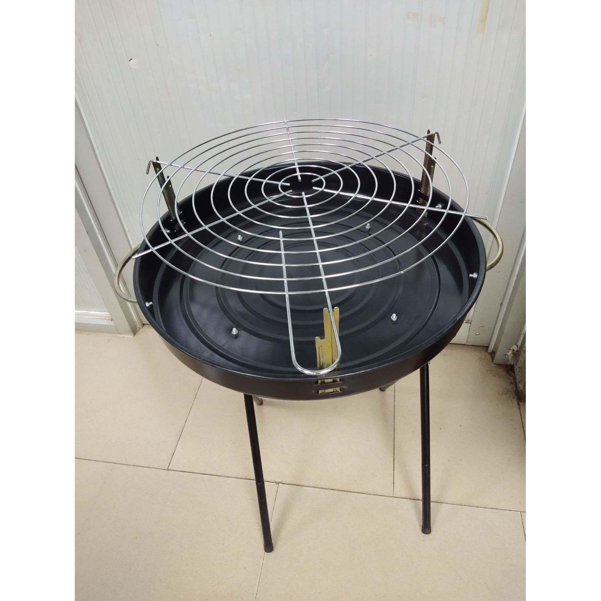 便携式蚊香烧烤炉户外木炭烧烤炉简易安装bbq烧烤炉圆形烧烤炉