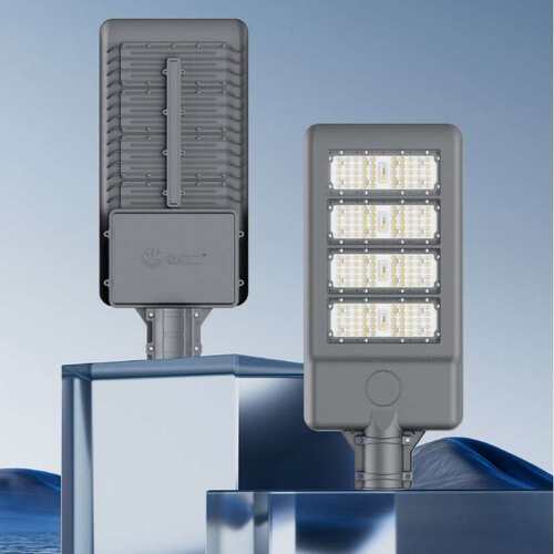 电小二led户外路灯头100w150w200w防水220v小区新农村挑臂道路灯
