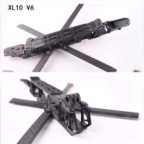 XL10 V6兼容DJI O3天空端 VISTA 数字图传10寸远航FPV穿越机机架