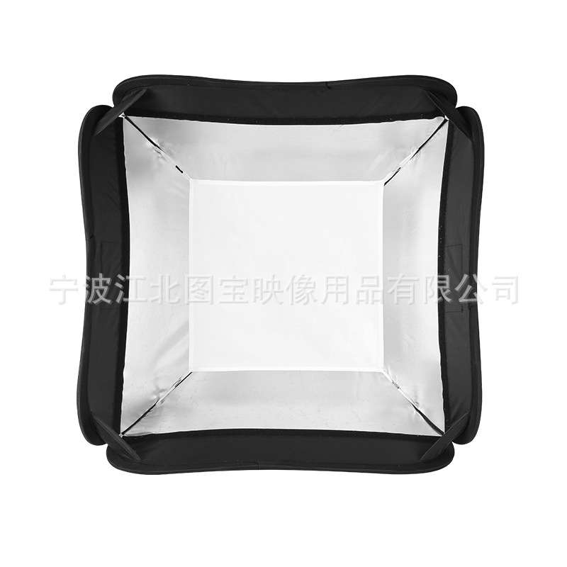 便携式60*60cm柔光罩柔光箱 机顶闪光灯/热靴灯折叠柔光箱