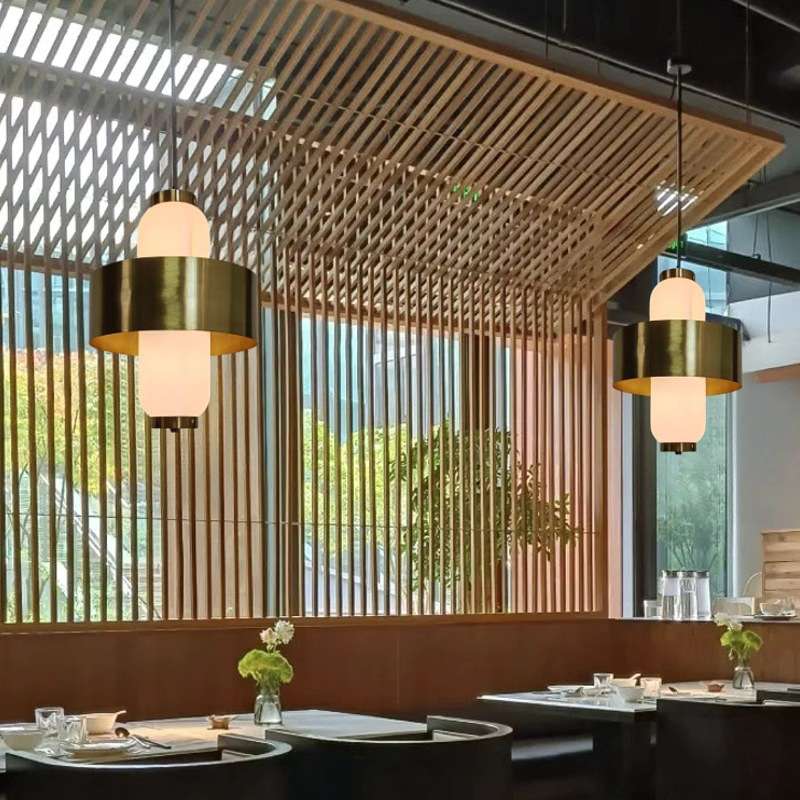 北欧餐厅吊灯简约现代轻奢创意单头客厅餐桌吧台灯设计师新款灯具