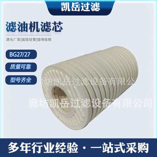 离线过滤器滤芯 BG15/25 齿轮箱滤芯  精密滤油机 BG27/27