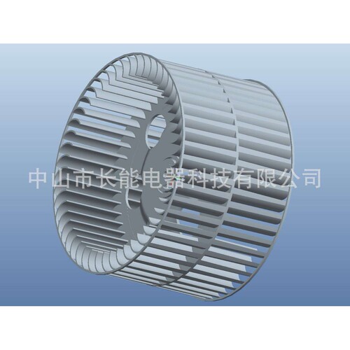 前倾式-双边-离心风叶 塑料Φ250x150S