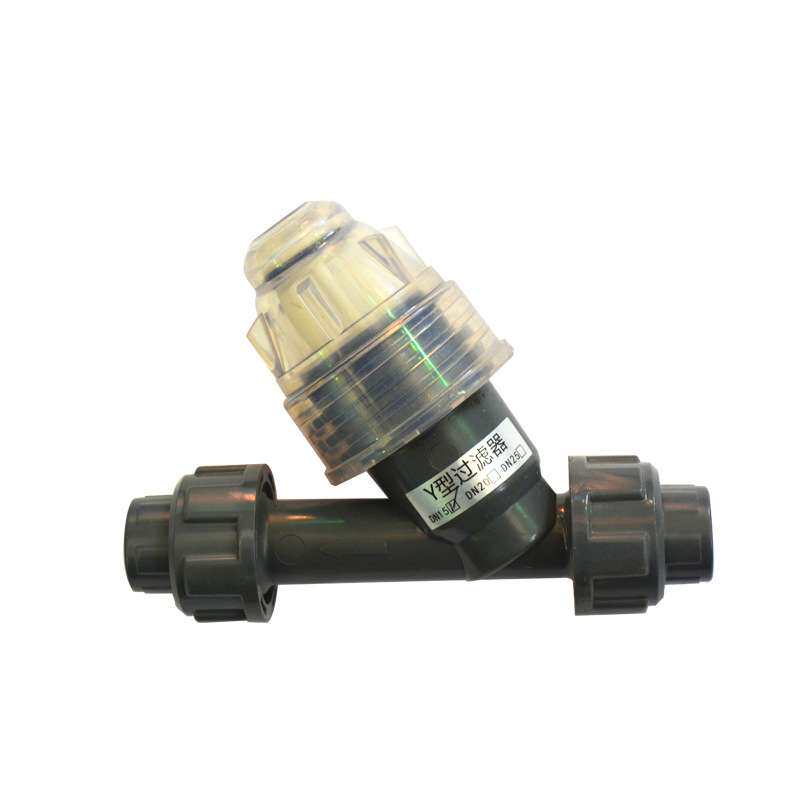 PVC过滤器 SCYG-Y型过滤器 透明塑料Y型过滤器  PVC过滤器