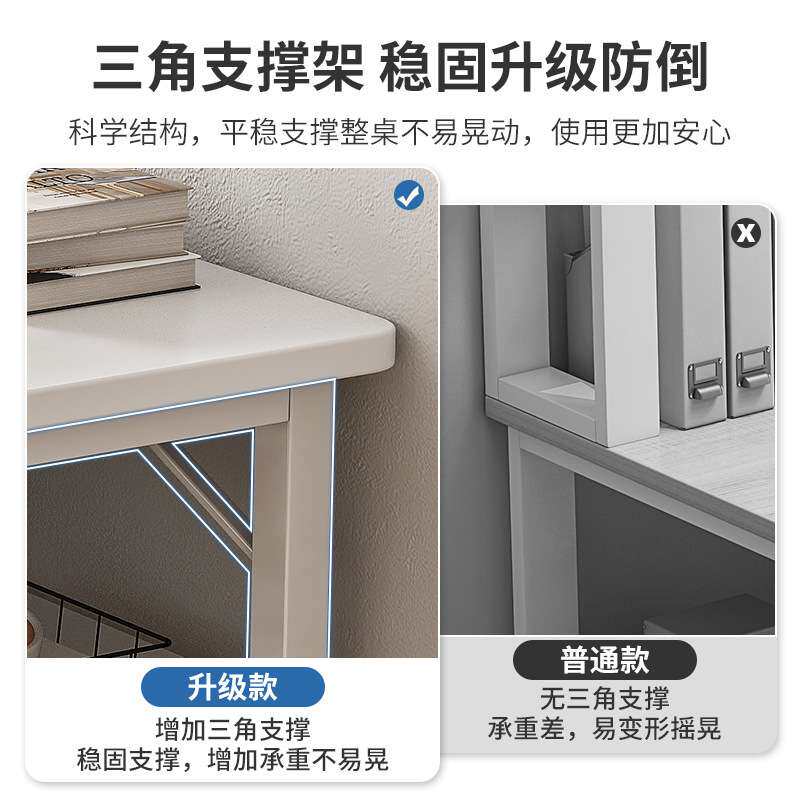 A9L双层加宽可折叠桌长条桌学习书桌省空间电脑桌写字桌子
