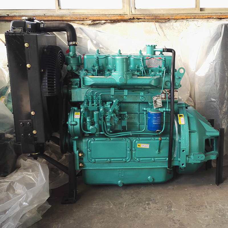 潍坊ZH4102Y4柴油发动机配130变速箱140离合器装载机用4102柴油机