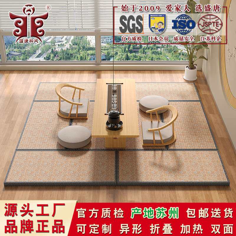 防水榻榻米垫子电加热日式椰棕床垫地铺电热炕席飘窗客厅坐垫可定