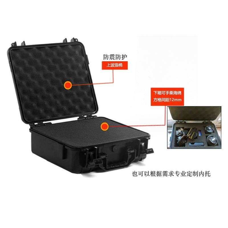 塑料手提工具箱密封防水箱户外便携拉杆式维修abs料